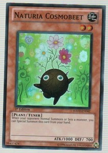 Naturia Cosmobeet - HA02-EN042 - Super Rare - 1st Edition x3 - Near Mint