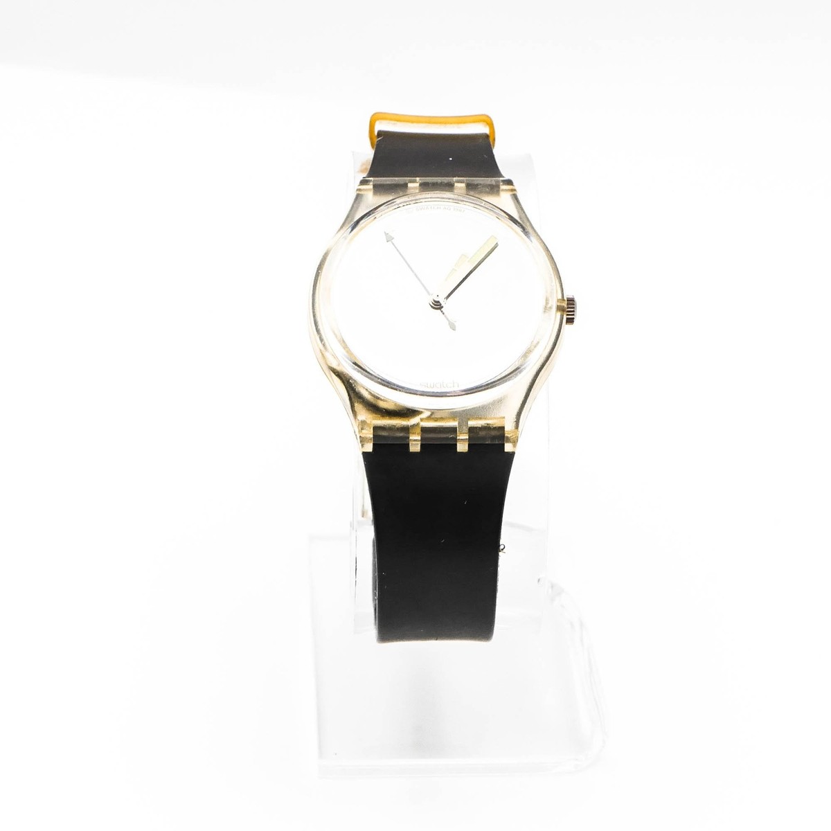 Very Rare Vintage Swatch Gent Snow White Watch GK104 | eBay display picture 1
