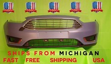 2015 2016 2017 15 16 17 Ford Focus Front Bumper Cover Grill Grille Fog Titanium