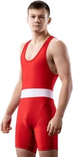 Matman State Wrestling Singlet - RED