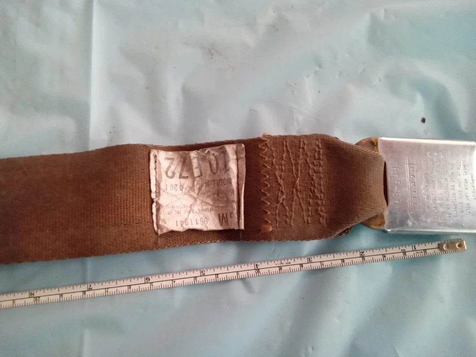 Cinturón de seguridad GM Chevelle GTO GS Buick 1972 Foto 4 de 4