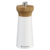Zassenhaus PfeffermüHle Westerland 14 Cm Weiß/Eiche Mit Keramikmahlwerk