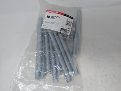 10x Hilti HAS-B-105 5/8'' x 8''  2197969 Anchors Anchor Rod (211)