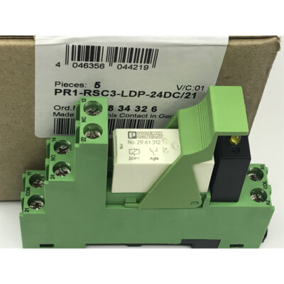 1pc PHCENIX No.2961312 24VDC Power Relay With No.2833521 SOCKET