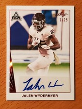 2021 Leaf Memories '90 Auto Purple #BAJW1 Jalen Wydermyer Texas A&M #'d 7/25