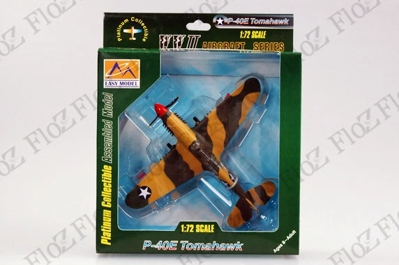 WWII P-40 E Warhawk 16FS 23FG 1942 1/72 finished plane Easy model - Image 3 of 4