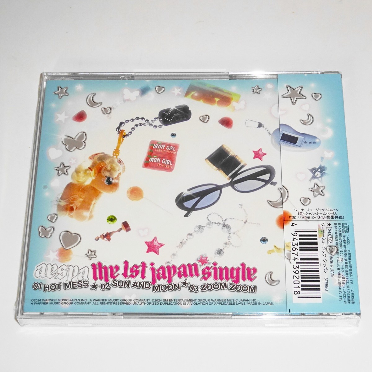 aespa Hot Mess (Hot Mess Ver.) JAPA CD+CARD+sticker | eBay