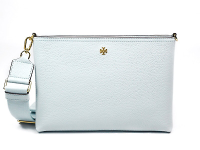 Tory Burch Blake Light Blue Crossbody Bag Purse Messenger Tory Burch Blake Light Blue Crossbody Bag Purse Messenger