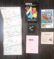 ALIEN GARDEN 1982 Epyx CIB Atari 400 800 1200 XL XE game SUPER RARE image