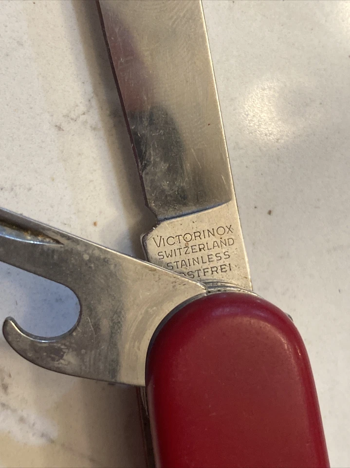 VINTAGE VICTORINOX SWISS ARMY KNIFE Victoria OFFICIER OFFICER SUISSE ROSTFREI - Image 3 of 4