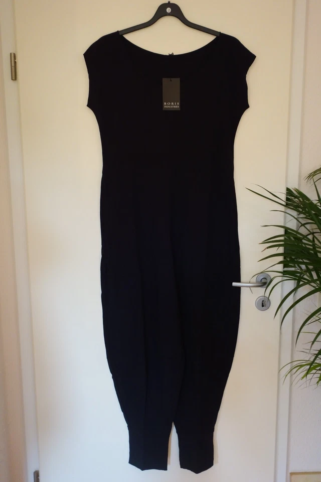 BORIS INDUSTRIES HAREMS Jumpsuit 48 50 (5) NEU schwarz Baumwolle LAGENLOOK - Bild 2 von 3