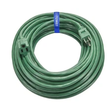CP Green Extension Cord Outdoor 80ft 16/3 SJTW Holiday Garden 3 Prong CP10202