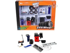 REPAIR TIRE SHOP ACCESSORIES TOOL SET FOR 1/24 SCALE MODELS PHOENIX TOYS 18422