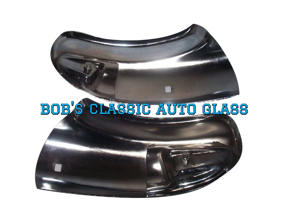 Chevrolet 1946 1947 1948 cromo parachoques delantero extremos vintage nuevo clásico chevy Foto 3 de 4