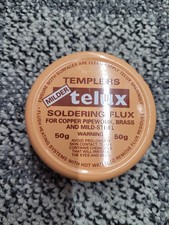 Templers Telux Soldering Flux 50g For Copper Pipework Brass and Mild Steel
