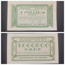 1 milion marek --- "Schwefelwerke CURTIUS - AG" w DUISBURGU / Nadrenii --- H9