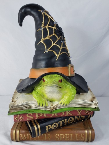 TJ Maxx Halloween Stack of Books Spooky Potions, Witch Spells Ornament Pre-Owned