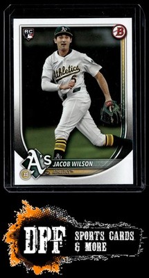 2025 Bowman Jacob Wilson Rookie #9 RC Oakland Athletics