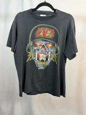 Vintage Slayer Shirt 1991 Large Brockum Clash Of The Titans Tour
