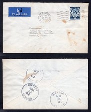 GB Scotland 1970 Airmail Cover to Dundas Canada. 1/6 Single