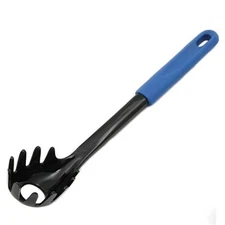  Basic Nylon Pasta/Spaghetti Fork 11.5 inch Blue/Black