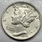 1943-D Unc MERCURY SILVER DIME Actual Coin Check My Store Out FREE SHIPPING