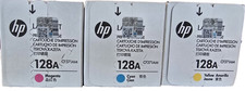 HP 128A CF371AM LaserJet Toner Cartridge - 3 Pack