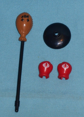 G.I. GI JOE BIG BOA WEAPONS PARTS LOT #2 boxing gloves punching bag FREE SHIP