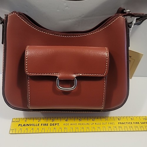 Vintage Mondani New York Brown / Burgundy, Bag Purse. New with tag. Unused. - Picture 18 of 20