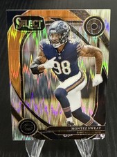 🔥 2024 Panini Select Montez Sweat Club Level Shock Prizm #284 Bears Parallel