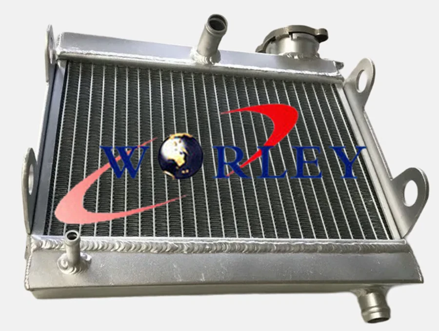 Radiador completo de aluminio para Yamaha TZ 250 TZ350 1976-1980 1977 1978 1979 Foto 2 de 4