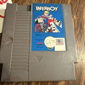 Paperboy NES Nintendo Entertainment System 1988 con manuale. Test Funzionante