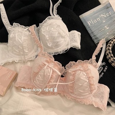 Bra Brief Sets Japanese Sweet Lolita Cute Mori Girls Jk Lace Underwear Panties