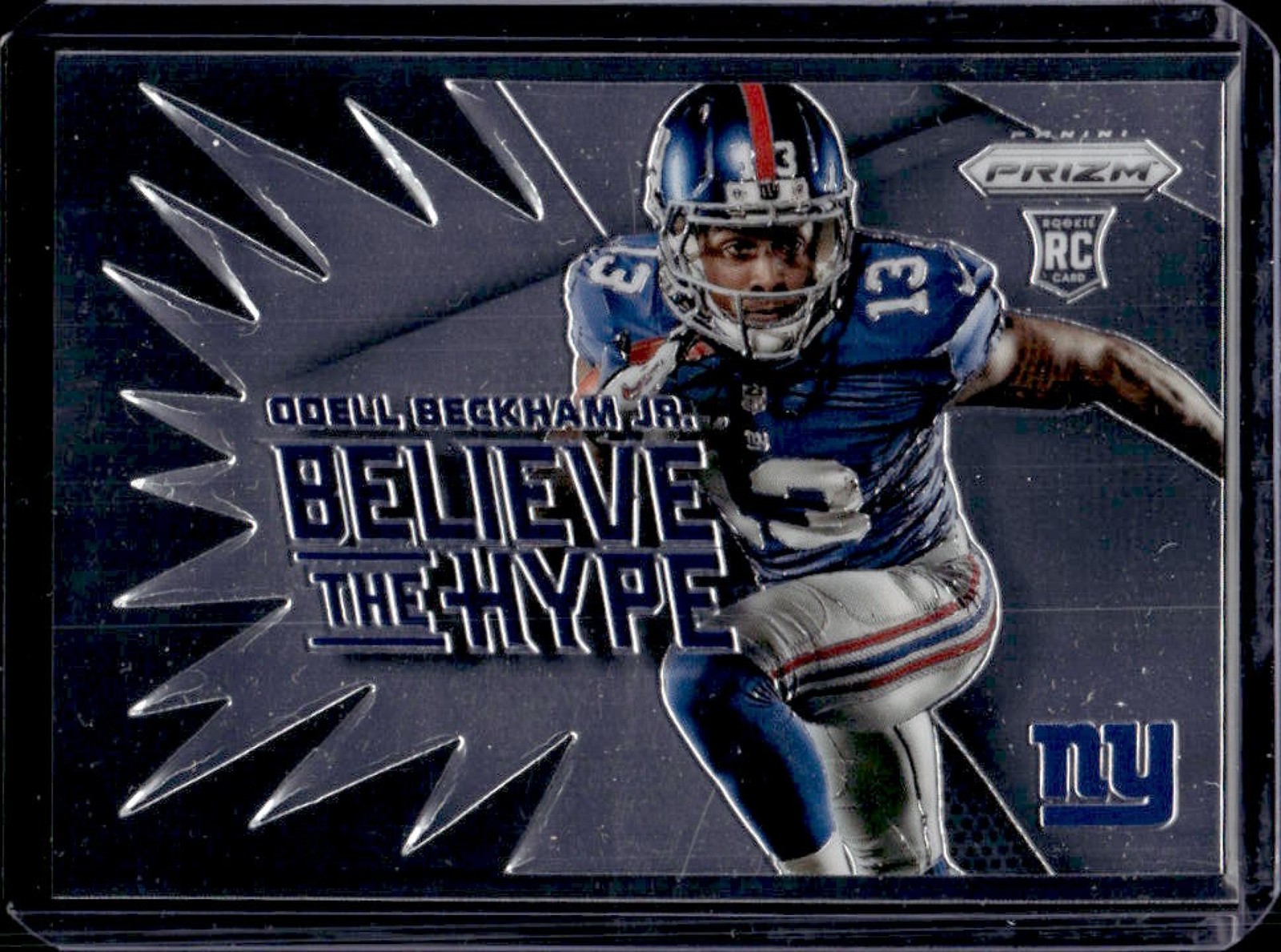 2014 Prizm Odell Beckham Jr. Believe The Hype RC Rookie #BH12 Giants