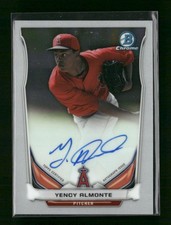 2014 Bowman Chrome #BCAP-YA Yency Almonte Prospect Autographs Auto