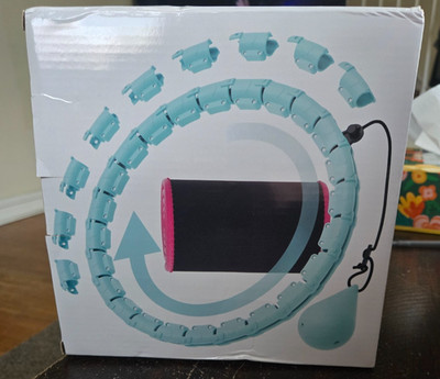 NEW!  JKSHMYT Weighted Hula Circle Hoops for Adults Weight Loss, Infinity 47''