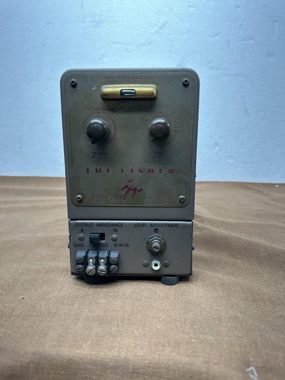 fisher 80az Mono Tube Amplifier 