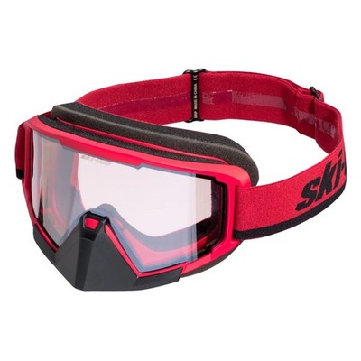 Ski-Doo Trench XL Goggles Snocross Anti Fog Scratch Impact Resist Double Lens