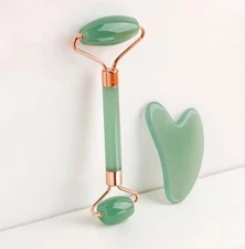 Gua Sha Board 2PCS Massage Stone for Facial Body Skincare Roller Scraping Massag