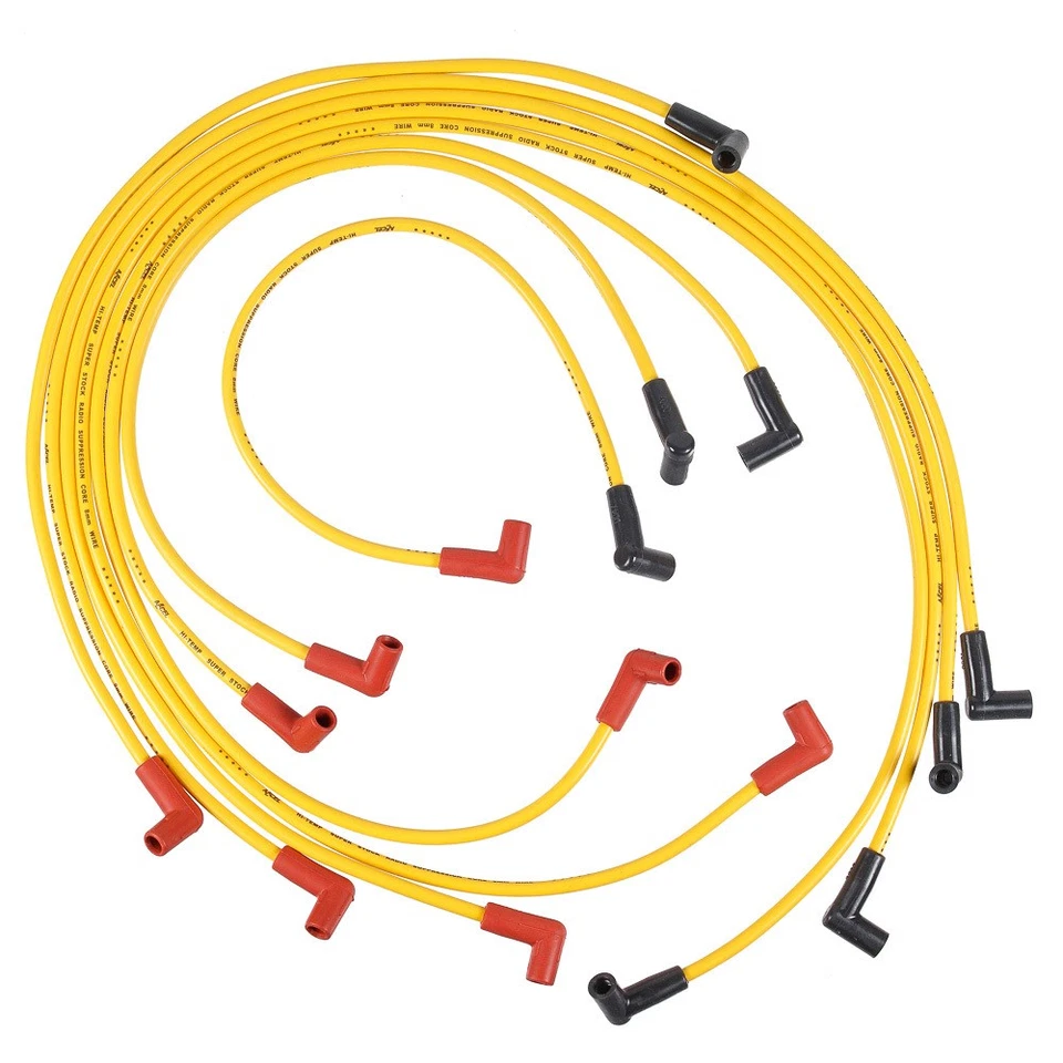 Accel ACL4050 Yellow 8 mm Spark Plug Wire Kit fits Chevy Corvette 1975-82  - Image 3 of 4