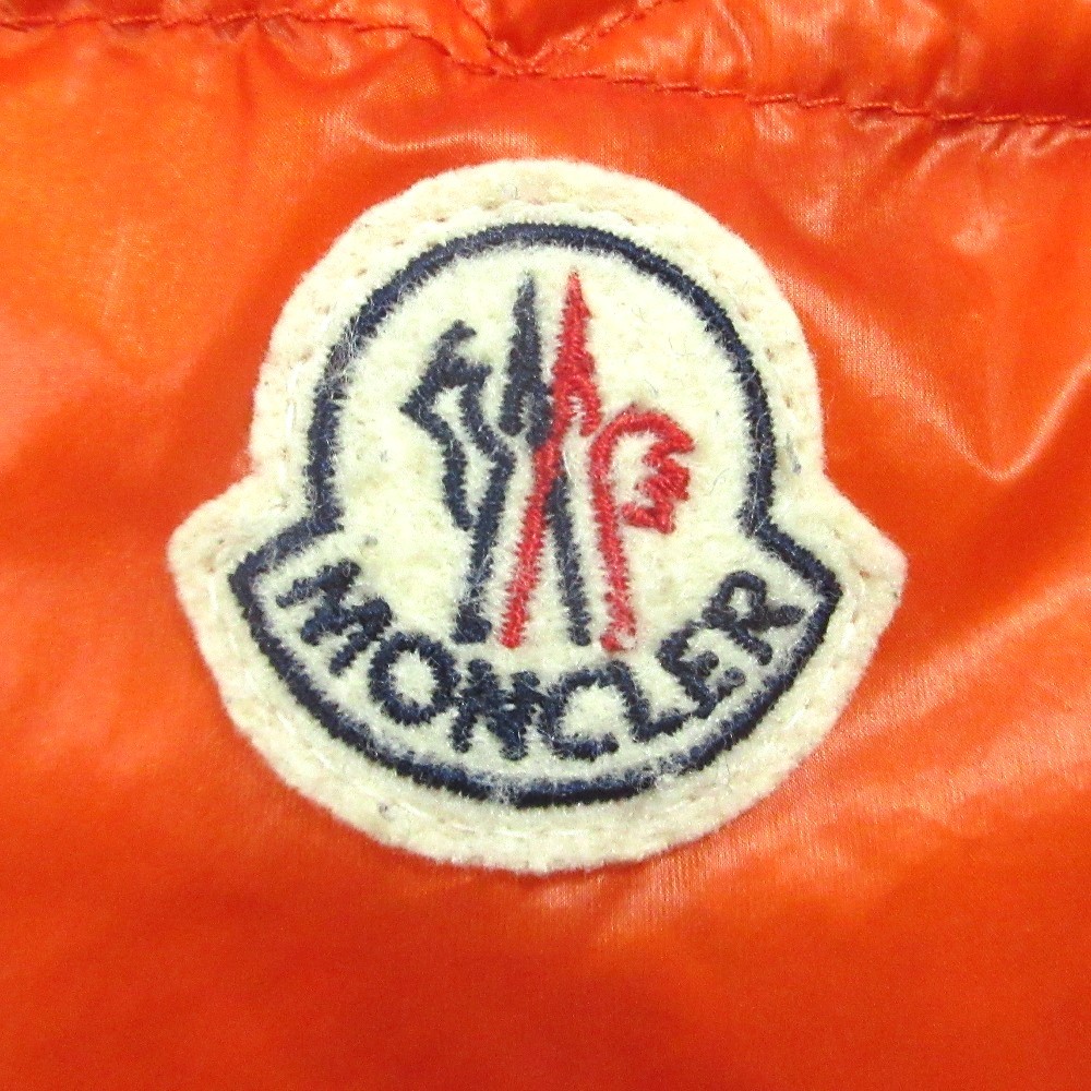 MONCLER ACORUS Light Down Jacket, Size 3, Orange mens USED image 3