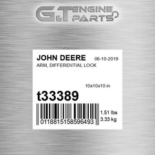 T33389 Arm, Differential Lock Fits John Deere (surplus Open Box)