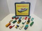 Vintage Lesney Matchbox 1:64 Diecast Case with 18 Cars and Trucks - Nice Lot