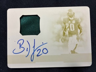 Brian Dawkins  18 Panini National Treasures 1/1 Printing plate Patch Auto Eagles