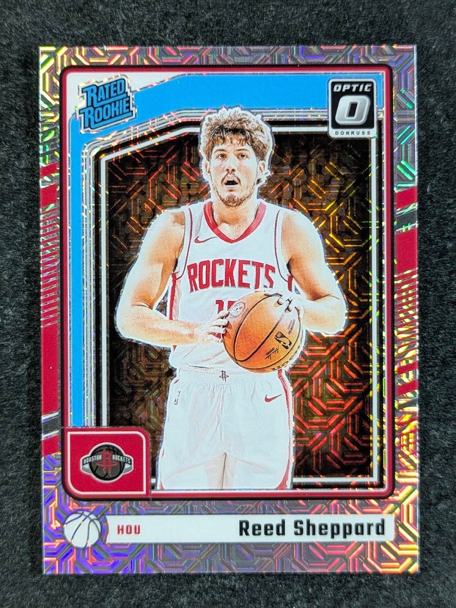 2024-25 Panini Donruss Optic REED SHEPPARD Rated Rookie Choice Prizm SP #255
