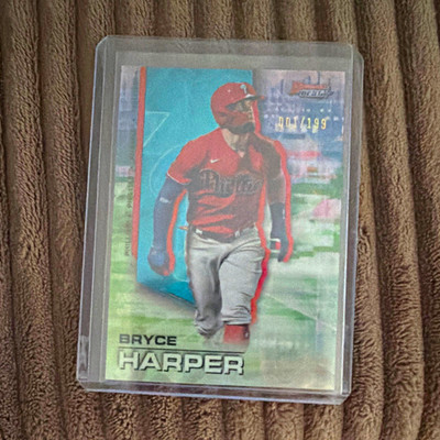 Topps 2021 Update Series Bryce Harper #55 Phillies Serial Numbered 1/199 MLB