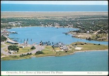 Jim Doane Ocracoke, North Carolina NC Home of Blackbeard the Pirate Postcard