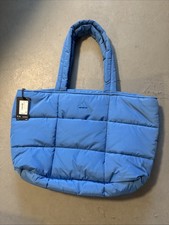 NWT ADIDAS QUILTED ALL ME 3 TOTE LG BAG COLOR RAY BLUE PUFFER NEW
