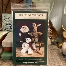 Indygo Junction Yuletide 14” Yo Yo’s Toy Dolls Karen Kottke Sewing Pattern Vtg
