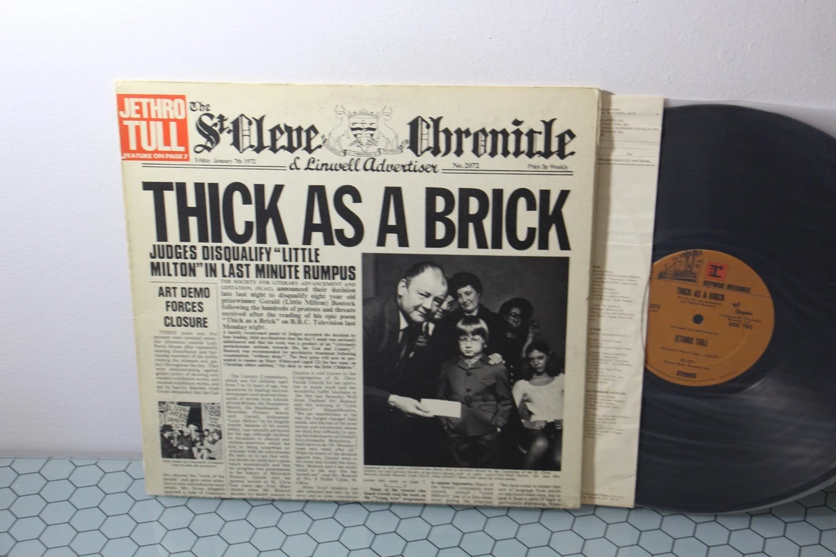Jethro Tull Thick As A Brick Lp for sale | eBay